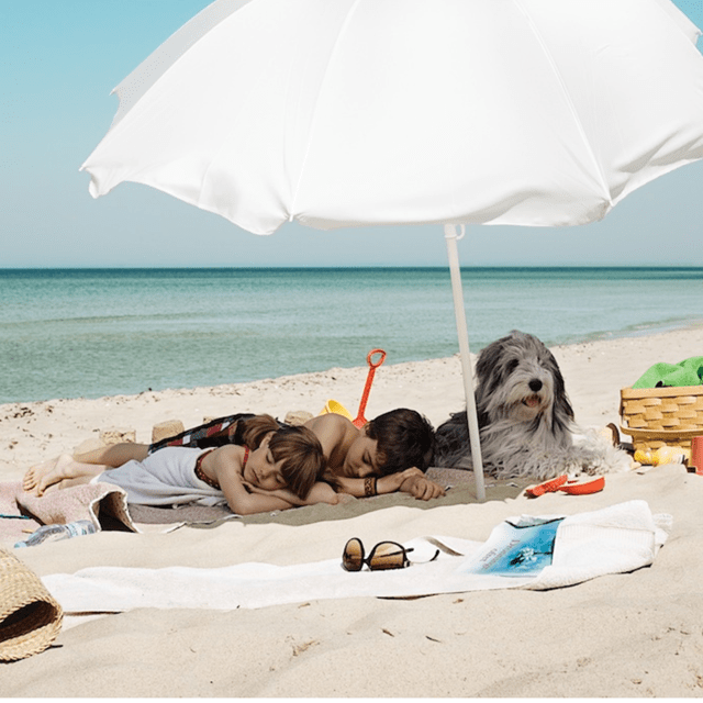 Børn på strand